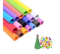 18 Pcs Colorful Eva Foam Sheets Cosplay EVA Foam 1mm Thick 50x50cm EVA Foam Papers for Arts Crafts DIY Project
