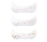 18 Pcs Face Glitter Speckles Patches, Gold Face Makeup Patches, Glitter Freckles Face Tattoo, Temporary Face Freckles for Cheek Body Art, Halloween, Carnival and Parties