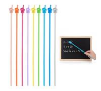 18 Pcs Finger Pointer for Classroom, Mini Pointer Finger Stick for Kids, Hand Pointing Stick, Teaching Fingers Class Pointers for Teachers Presentation Blackboard Classroom Supplies (9 Color)