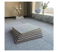 18 Pcs Foam Floor Mat, Short Plush Interlocking Carpet Tiles With Border, Puzzle Play Mat Soft Climbing Area Rugs For Home Playroom Decor(Size:30x30x0.7cm,Color:Light Grey)