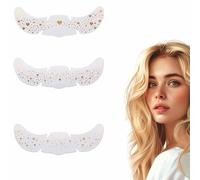 18 PCS Glitter Freckles Face Tattoo, Face Stickers Festival Accessories, Metallic Waterproof Makeup Patches for Women Halloween Decorations