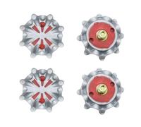 18 Pcs Golf Spikes Replacement With Small Metal Thread - Screw In Golf Cleats With Removal Tool Wrench - Compatible With Callaway, Adidas, Puma, Under Armour, FootJoy, Nike, Ecco (oldermodels)(A)