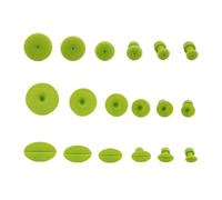 18 Pcs Green Nylon Dent Repair Pull Tab Paint Effectively Save Time and Money to Repair Car Dent Dents Without Paint, Home Auto Dent Puller Set