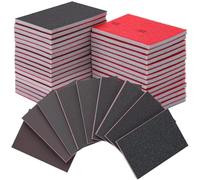 18 Pcs Grit Sanding Sponge Set, 180-3000 Grit Flexible Foam Filled Sanding Pad, Wet Dry Reusable Block Sandpaper Block, Ideal for Wood Metal Wall Polishing
