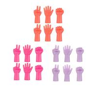 18 Pcs Knitting Needles Point Protectors, Rubber Knit Needle Tip Cover Caps Rock Paper Scissors Needles Point Stoppers for Knitting Crochet