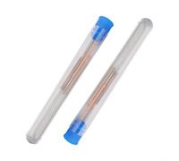 18 Pcs Metal Flexible Cleaning Needle Set For 3d Printer Nozzle, 9 Sizes Stainless Steel Unclogging Pins With Ergonomic Handle, 0.15mm To 0.8mm Wire Kit For Extruder Maintenance