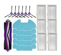 18 PCS Parts Compatible with Midea i5 i5C VCR10W VCR07 VCR08 MR09 Samsung VR05R5050WK Parts Roller Side Brush Hepa Filter Mop Cloth Accessories