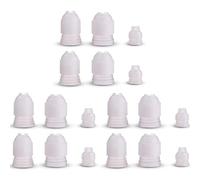 18 pcs Plastic Coupler Adaptor Icing Piping Nozzle Coupler Cake Decorating Pipe Tip Coupler S, M, L Size