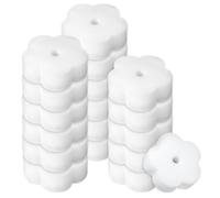 18 Pcs Pool Sponge Oil Absorber, Flower Hot Tub Sponge Spa Cleaning Sponges That Soak Up Oil Hot Tub Sponge Oil Absorbing Sponge Turtle Oil Scum Absorbing Filter Sponge for Hot Tub Swimming Pool Spa