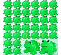 18 Pcs Rubber Floating Frogs, Mini Frogs Floating for Kids Bath Toy