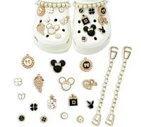 18 PCS Shoe Charms, Crystal Diamond Shoe Accessories, Bling Shoe Charms for Clog, Croc Charms Shining Shoe Decoration Charms for Women Girls Birthday Christmas Party Gifts