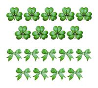 18 Pcs St Patricks Day Pendants Shamrock Decorations, St Patricks Day Ornaments for Tree, Green Wood Shamrock Gifts Decor, Exquisite Irish Ornaments for Decorating Trees, Windows, Fireplaces