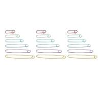 18 PCS Stitch Holders for Knitting,Knitting Stitch Holders,Colorful Aluminum Crochet Markers,for Blankets,Scarves,Quilts,Knitting Projects and Crochet Projects