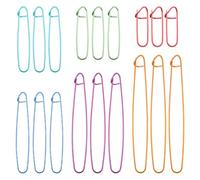 18 Pcs Stitch Holders for Knitting，Versatile Knitting Stitch Holders Colorful Cable Needles for Knittings Sewing Crocheting Supplies Tools Accessories