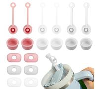 18 Pcs Straw Cover Cap - Silicone Spill Stopper for Stanley Cup 1.0/2.0 - Fits 40oz/30 oz - Stanley Cup Accessories and Straw Cover