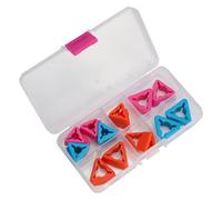 18 PCS Triangle Needle Cover Non-Slip Crochet Hook Stopper Knitting Craft Tools Sewing Tools Accessories