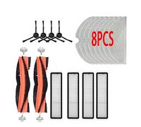 18 PCS， Vacuum Cleaner Parts， Main Side Brush， Hepa Filter， Mop Cloth， .Compatible For TROUVER Compatible For Dreame. Bot L10 Pro D9 (Color : 01)