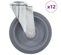 Bolt Hole Swivel Casters Moving Wheel Trolley Caster Furniture Caster vidaXL