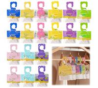 18 PCS Wardrobe Fresheners,Wardrobe Air Freshener, Stop Musty Smell, Prevent the Closet from Getting Damp, Drawer Freshener for Closet, Fabric Freshener Scented Sachets to Keep Closet Draw