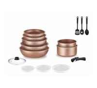 18-Piece Aluminium Cookware Set Copper