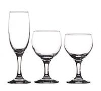 18 Piece Drinking Glassware Set Footed Wine Glass Set Red, White & Champagne Glasses Set Red Wine Glasses White Wine Glasses Sparkling Champagne Glass Goblet Glass Set Stemmed Drinking Glasses