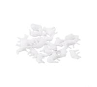 18 Piece HO Scale Model Railway Farm Sheep Animals Set with 6 Styles for Train Layouts and Building Displays Plastic Models