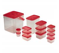 18-Piece Microwave Dish Set with Lid Storage Containers Menu Plate Box