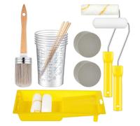 18 Piece Paint Brush and Roller Set with Small, Combination 2