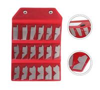 18-Piece Stainless Steel Angle Gauge Set, 5 to 90 Degrees in 5° Increments, for Machinists, Toolmakers and Inspectors