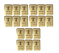 18 Pieces Emf Protection Portable Sticker Anti Radiation Protector Sticker Emf Blocker for Phones Laptop