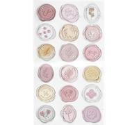 18 Pieces Envelope Seal Stickers Envelope Seal Stickers Adhesive Dots for Wax Seal for Party Favors Invitations Bridal Shower Party