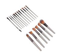 18 Pieces Makeup Brush Set Beginner Cosmetic Powder Applicator for Eyeshadow Blush Eyelashes Eyebrows