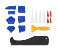 18 Pieces Silicone Sealant Smoothing Tools Set, Multifunctional Caulking Tool Kit with Sealant Remover Tools, for Caulk Profiling in Bathrooms, Kitchens, Windows, and More