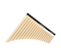 18 Pipe Pan Flute Panpipes C Key Pan Pipes with Mouthpiece for Beginners Students (off white)
