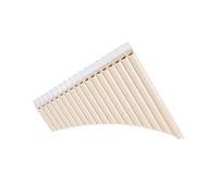 18 Pipe Pan Flutes Wooden 18-pipe Panpipe C Key Traditional Instrument Pipes Resin Musical