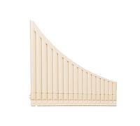 18 Pipes/16 Pipes Pan Flute ABS Resin C Tone Easy Learning Panflute Music Instrument For Beginner With Storage Bag (Color : 18 Tone)