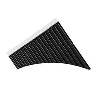 18 Pipes Pan Flute C Key Panpipes Pan Pipes with Mouthpiece Wind Instrument for Students Beginners with Carrying Bag