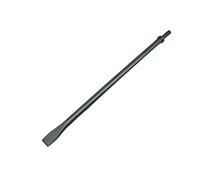 18" Pneumatic Flat Chisel, 7/8" Wide, 0.498" Shank, Heat-Treated Cr-Mo Steel, Long Air Hammer Bit for Concrete and Brick