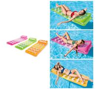 18-Pocket Fashion Pool Lounge - Inflatable Pool Float - Colors May Vary