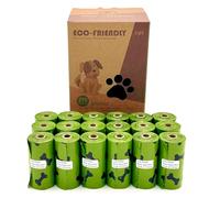 18 rolls / 270 bags / 4 months Biodegradable Leak-Proof Dog Poop Bags - Hazmat-Level Protection for Your Hand, Your Hands Stay Clean, Your Walks Stay Classy
