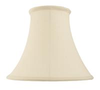 Large 18” (inch) Round Bell Handmade Lamp Shade - Cream Fabric - Traditional/Classic Tapered Design - Table/Floor Lamp Bases Bulb Cover