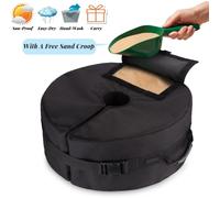 18" Round Detachable Umbrella Weight Pocket with 2 Handles (Round)