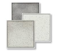 18 Self Adhesive Tiles: Grey Speckle Mix - 4" x 4", Thick, Self Adhesive Stick on Wall Tile, Stickers, transfers, Decals. Over Any Size of Smooth Tiles or onto Any Smooth Wall Surface