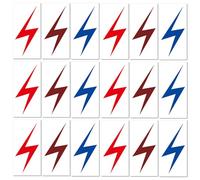 18 Sheets Lightning Tattoo Stickers Waterproof Long-Lasting Minimalist Suitable For Couples Parties And Gatherings