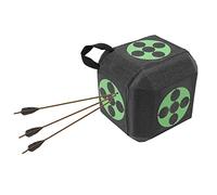 18 Sided 3D Archery Target, Foam Archery Target, EXPE Green Multi Faceted Archery Target, Large Dice Cube EXPE Foam Target for Outdoor Hunting Shooting, Large Archery Target, 10.31 x 10 x 9.84 In
