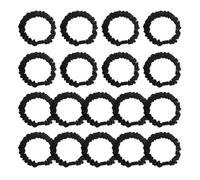 18 Simple And High-Elastic Head Ropes, Basic Seamless Design, Fashion Headwear, Large Intestine Hair Ring Shape, Daily Outing Accessories.