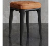 18" Stackable Backless Upholstered Bar Stools SpaceSaving Counter Height Seating for Kitchen Islands Coffee Shops and Pubs Stylish and Functional Design Deep Seat for Comfort