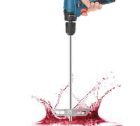 18” Stainless Steel Wine Degasser for Drill, Whip Degassing Stirrer Wine Beer Degasser Mixer for Wine Making, Wine Degasser Drill Attachment Mixing Stirring De Gassing Beer Wine Kombucha Mead Wort