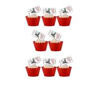 18 Stand Up Polar Express Christmas Ticket Themed Edible Wafer paper Cake Toppers Decorations