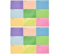 18 Sticky Notes Business Memo Pad Self Stick Notes Portable Writing Board,Sticky Notes,Post It Notes,Post Its,Note Pads